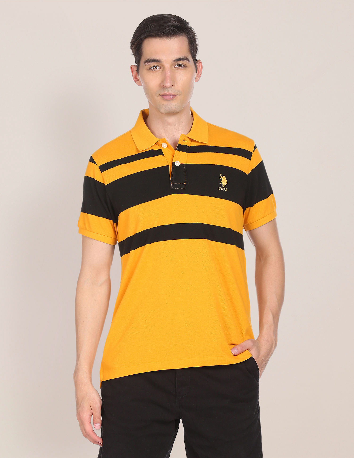 U.S. Polo Assn. Cotton Striped Polo Shirt