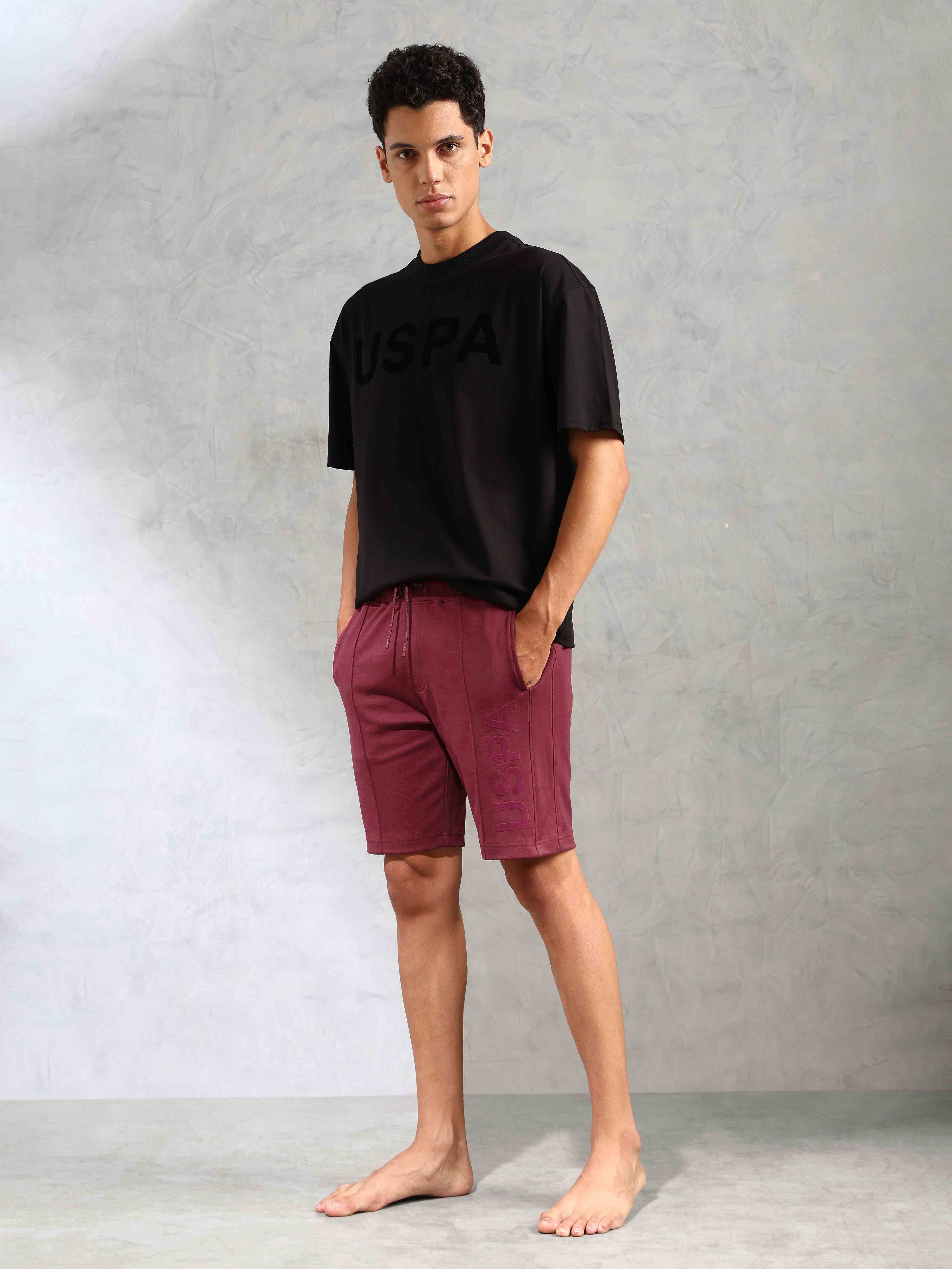 U.S. Polo Assn. Brand Printed OES06 Lounge Shorts - Pack Of 1