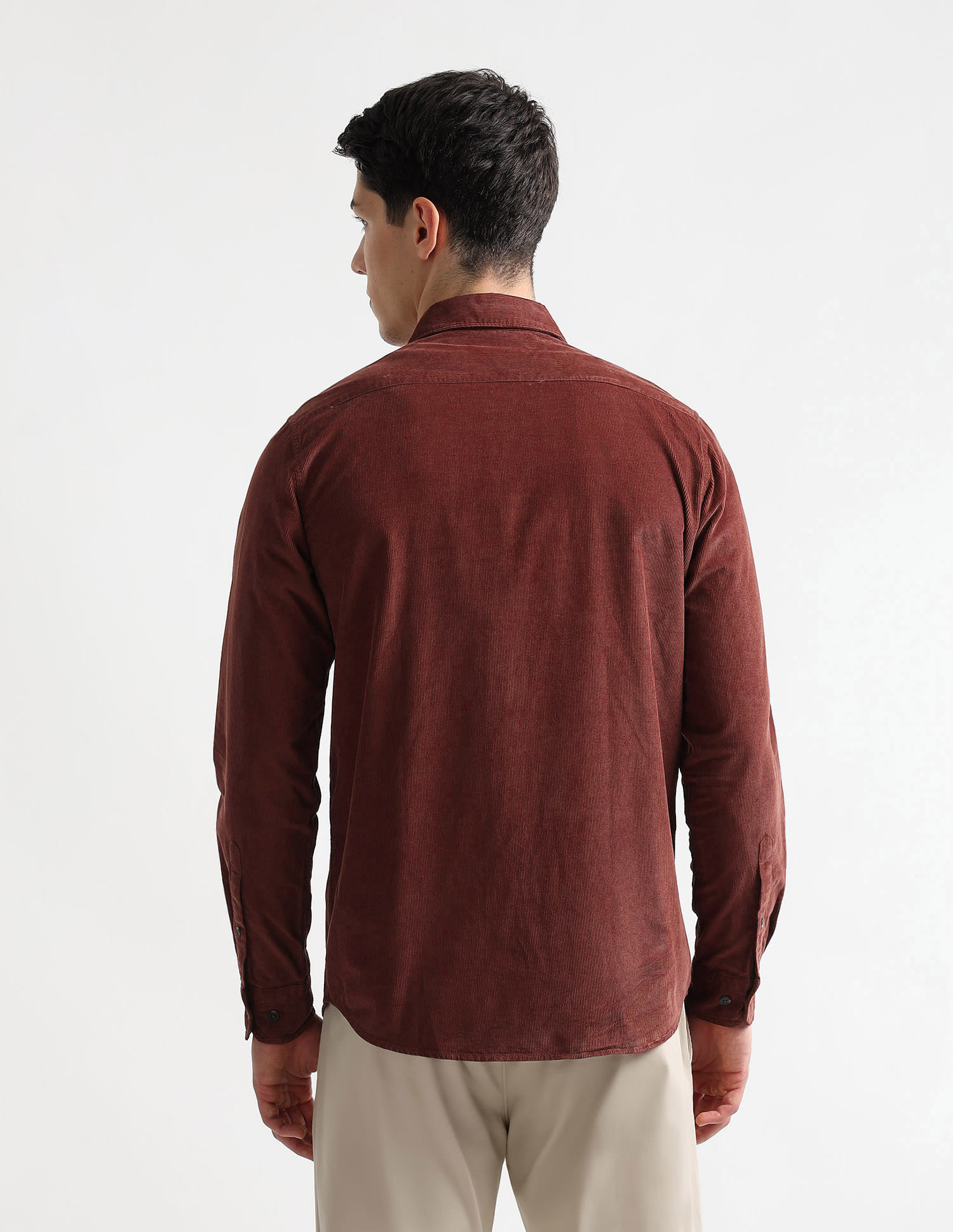 Buy Arrow Sport Corduroy Chelsea Slim Fit Shirt - NNNOW.com