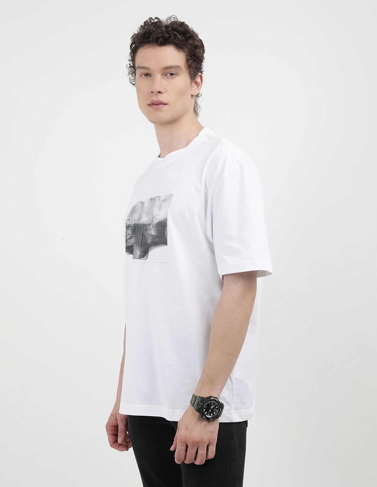 Calvin Klein Jeans Embossed Euphoric Floral T-Shirt