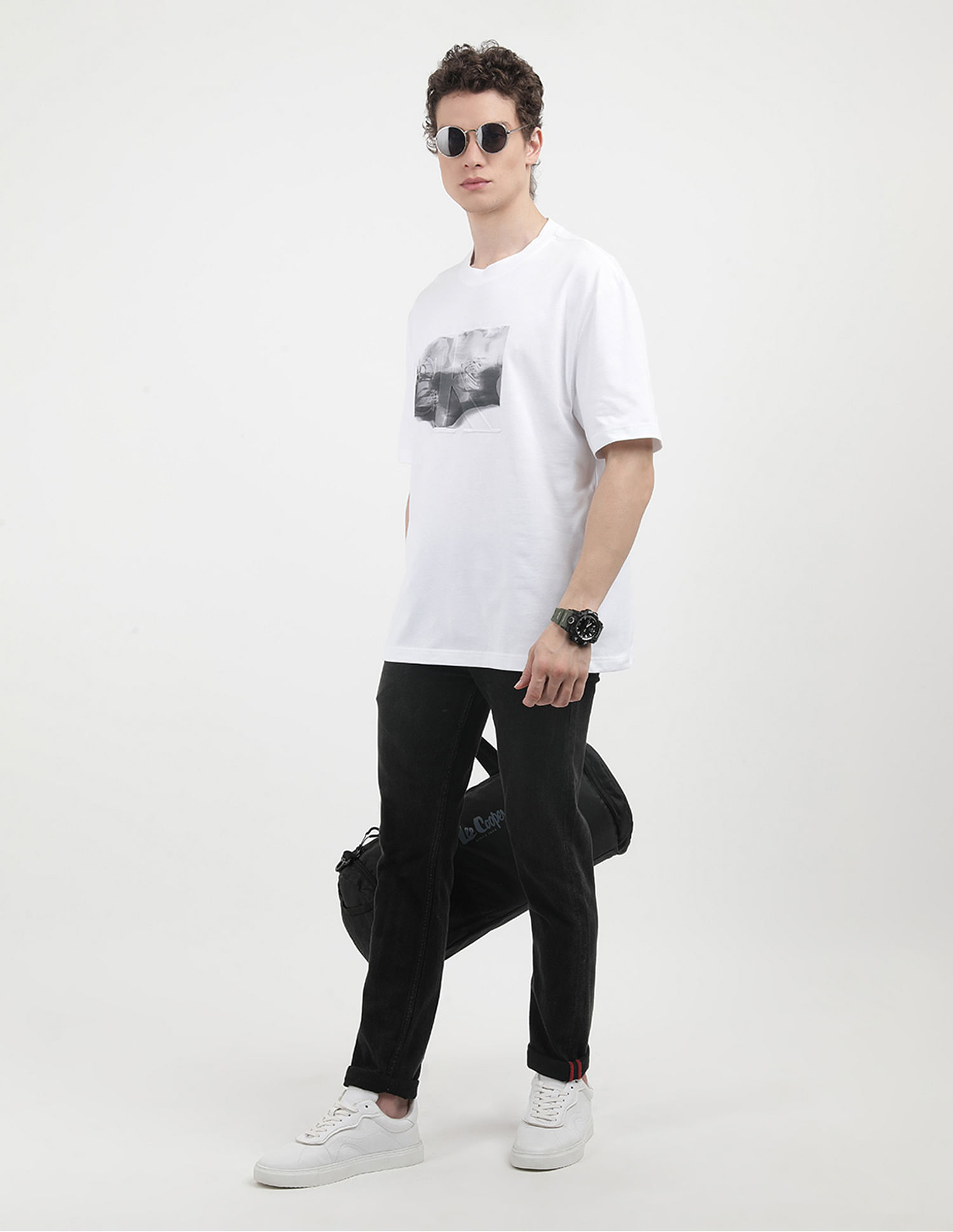Calvin Klein Jeans Embossed Euphoric Floral T-Shirt