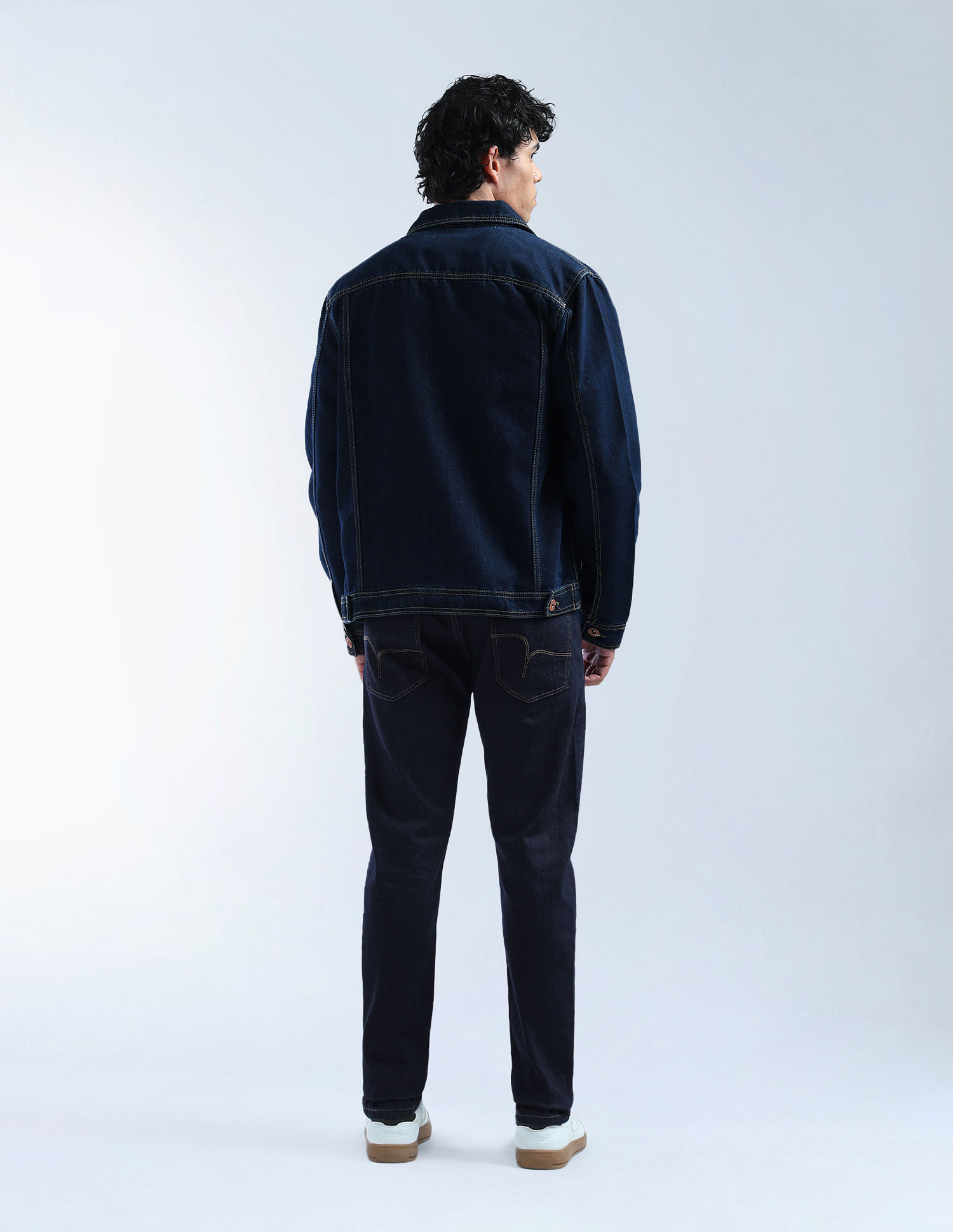 Flying Machine Slash Slim Tapered Fit Mid Rise Jeans