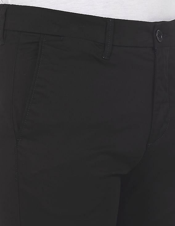 U.S. Polo Assn. Flat Front Solid Casual Trousers
