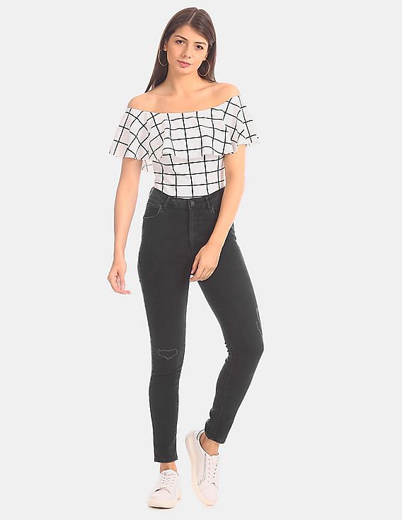 Flying Machine Women Super Skinny Fit  Jeans