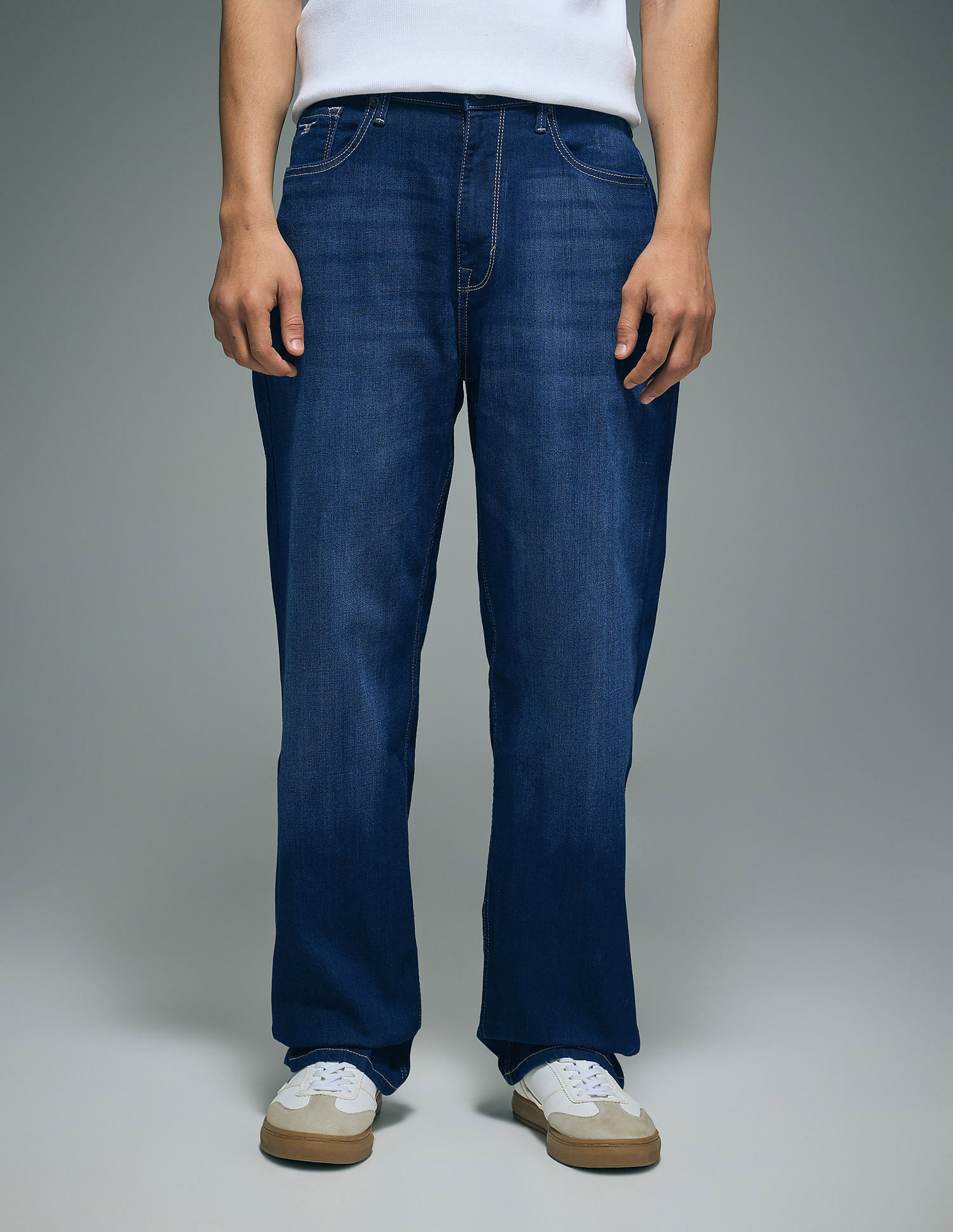 Flying Machine Cobain 90's Loose Fit High Rise Jeans