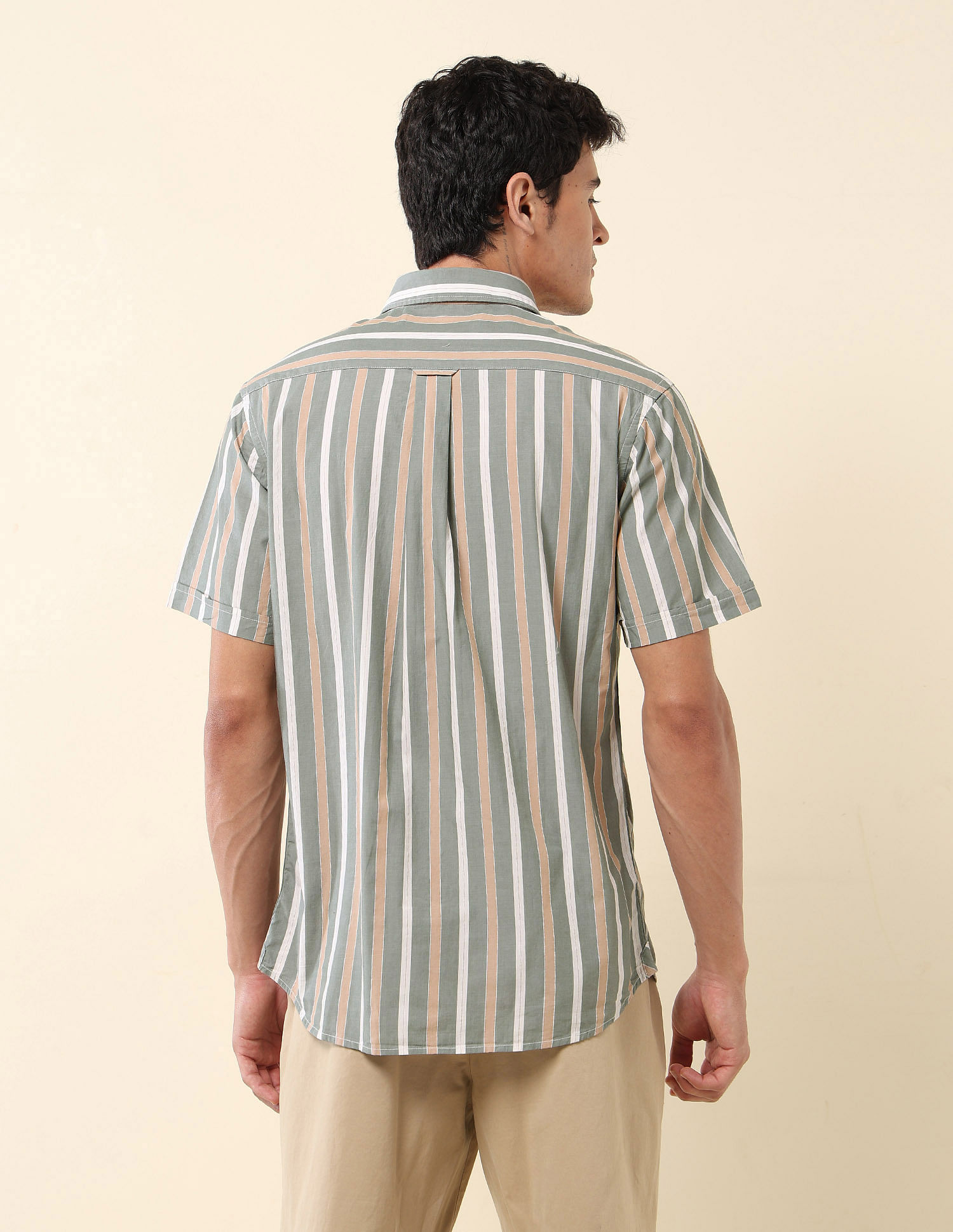U.S. Polo Assn. Vertical Striped Pure Cotton Shirt