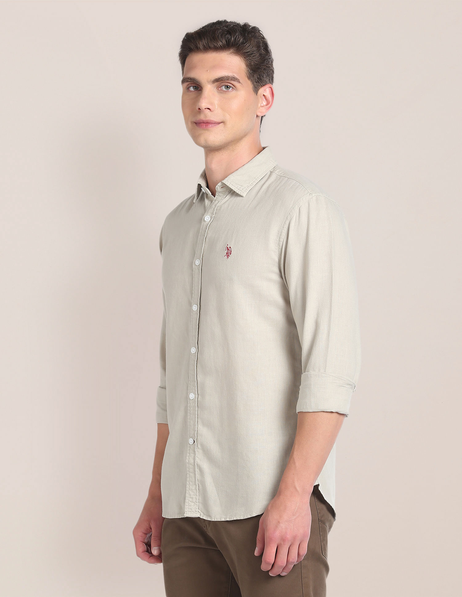 Us polo assn hot sale tailored fit shirts