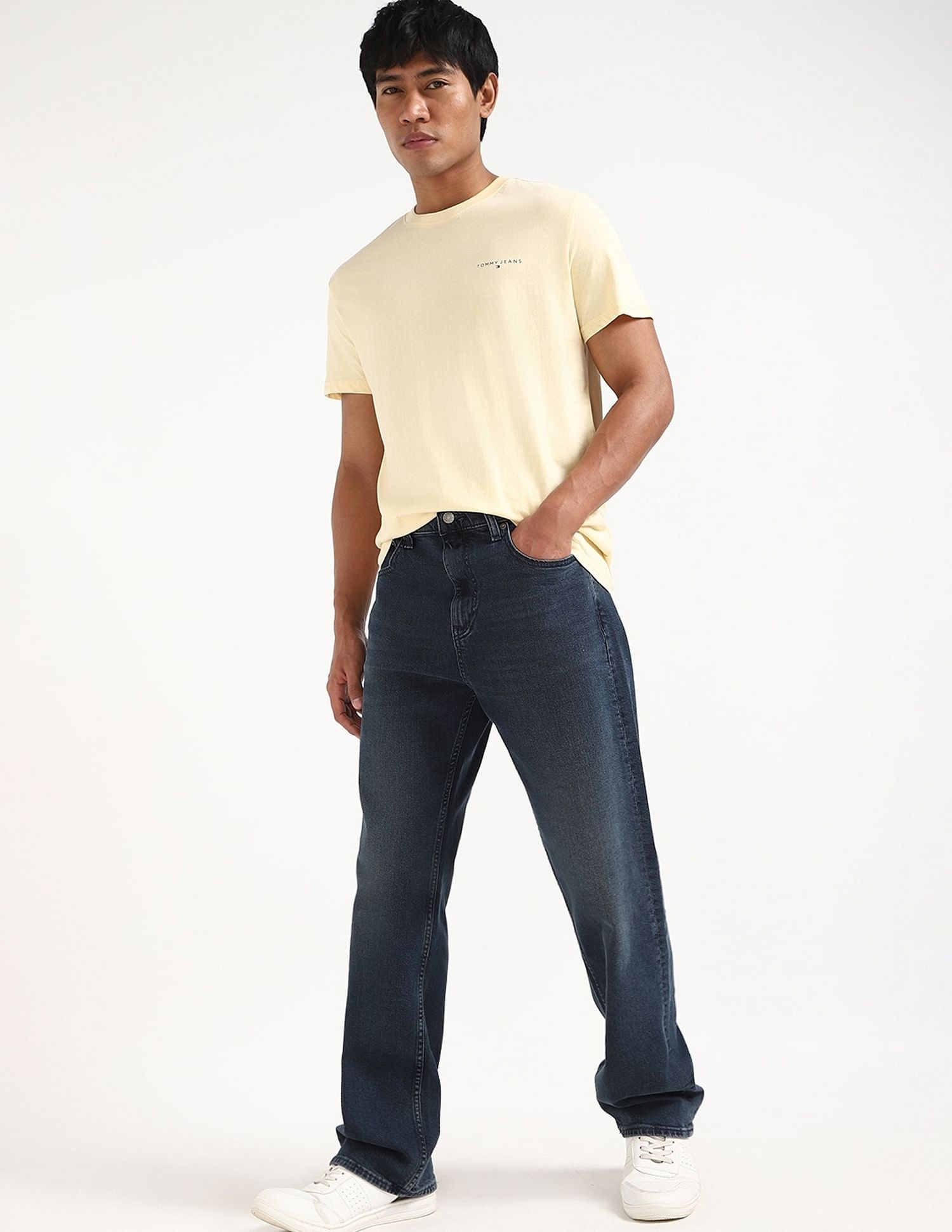 Tommy Hilfiger Solid Slim-Fit Cotton T-Shirt