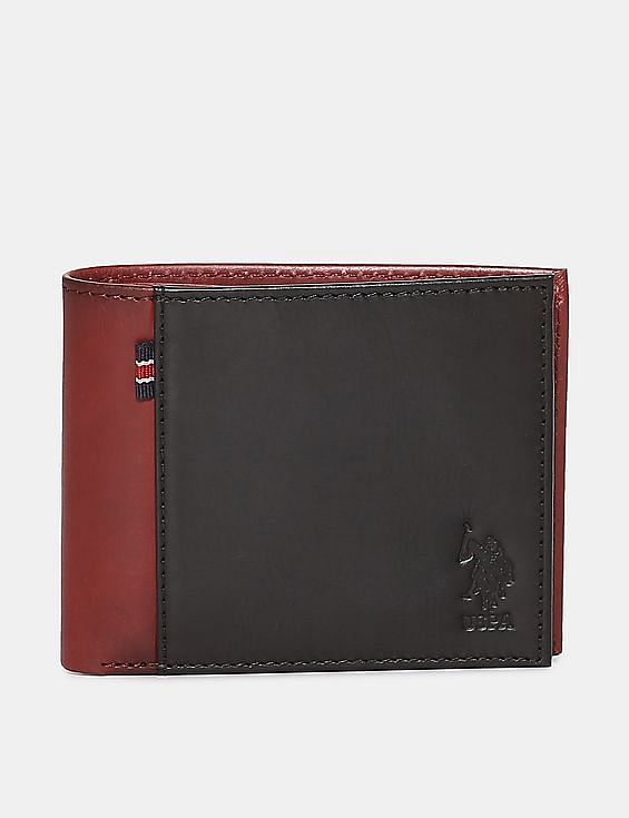 U.S. Polo Assn. Colour Block Leather Wallet