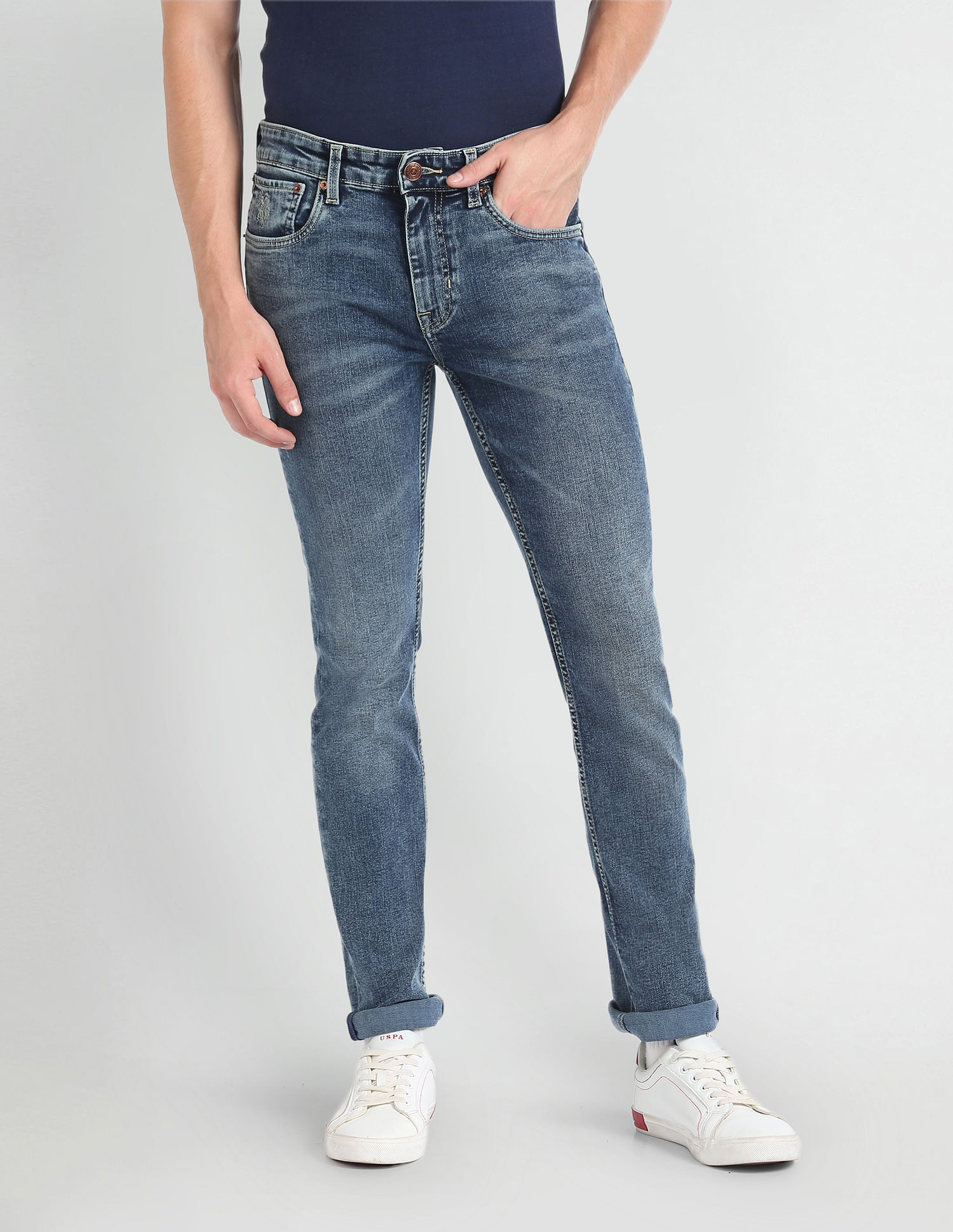 U.S. Polo Assn. Denim Co. Regallo Skinny Fit Blue Jeans