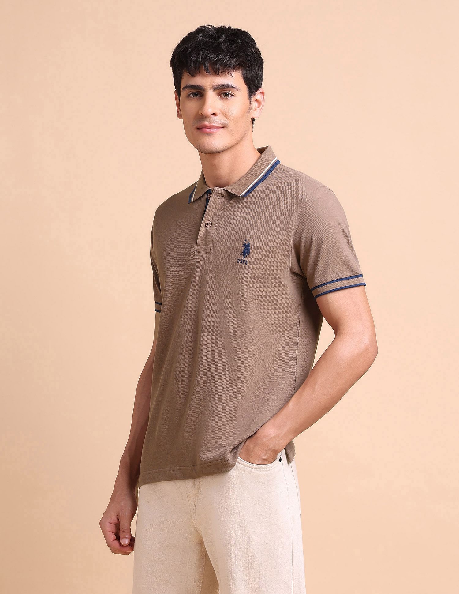 U.S. Polo Assn. Pure Cotton Slim Fit Polo Shirt