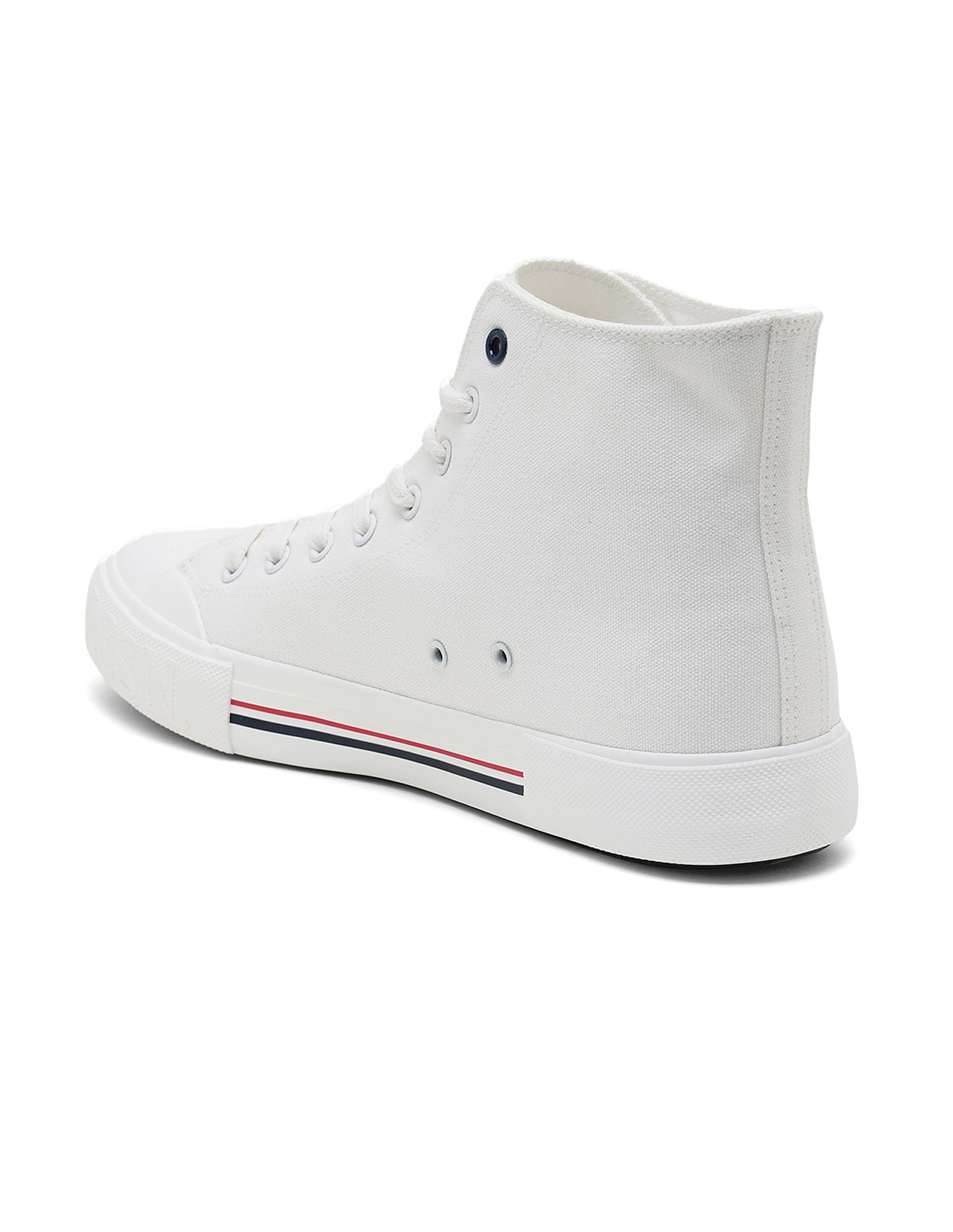 Flex White High Tops Sneakers - Adeboy