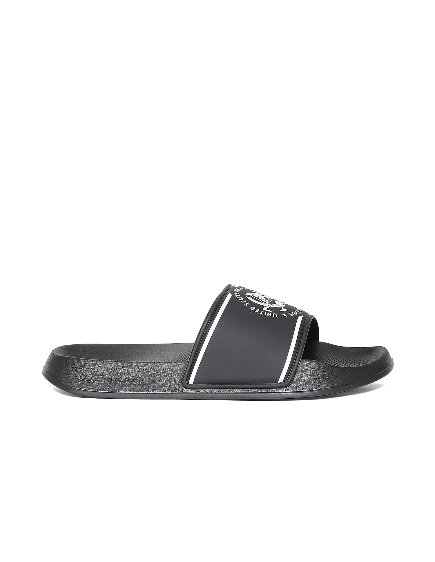 U.S. Polo Assn. Men Brand Print Zane 4.0 Slides