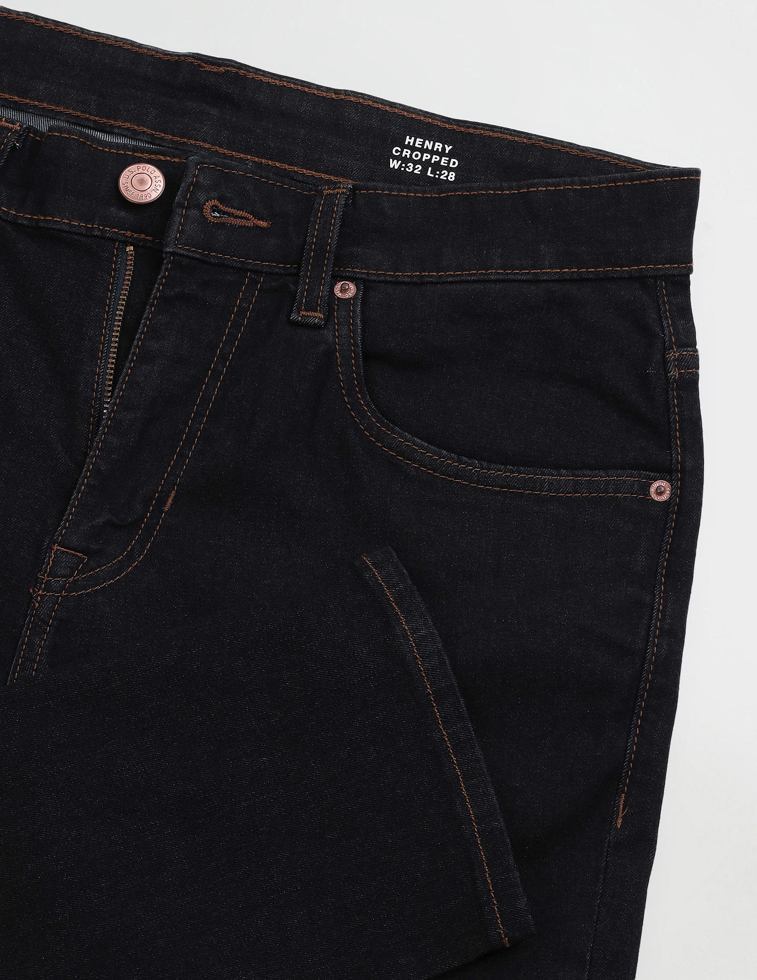 U.S. Polo Assn. Denim Co. Henry Tapered Cropped Fit Navy Jeans