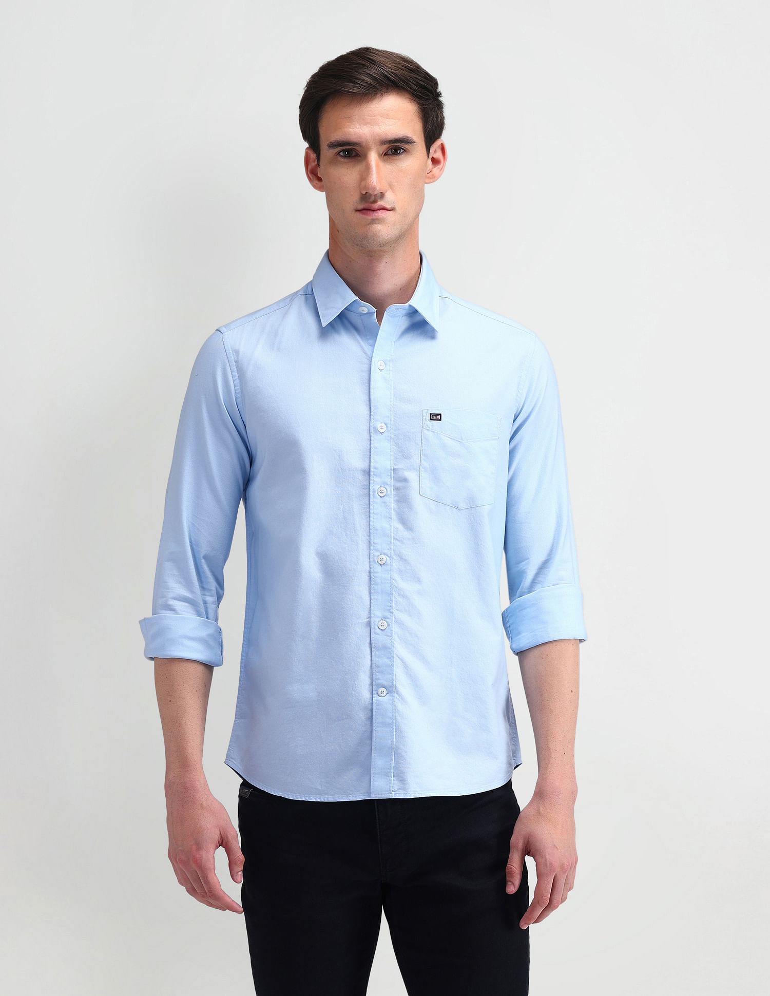 Arrow Sport Manhattan Slim Fit Dobby Shirt