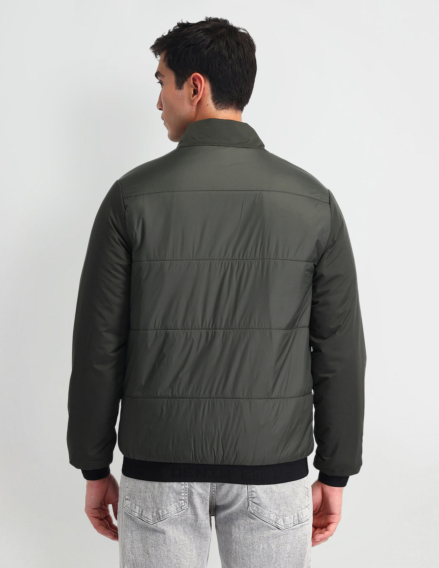 U.S. Polo Assn. Denim Co. Regular Fit Solid Padded Jacket