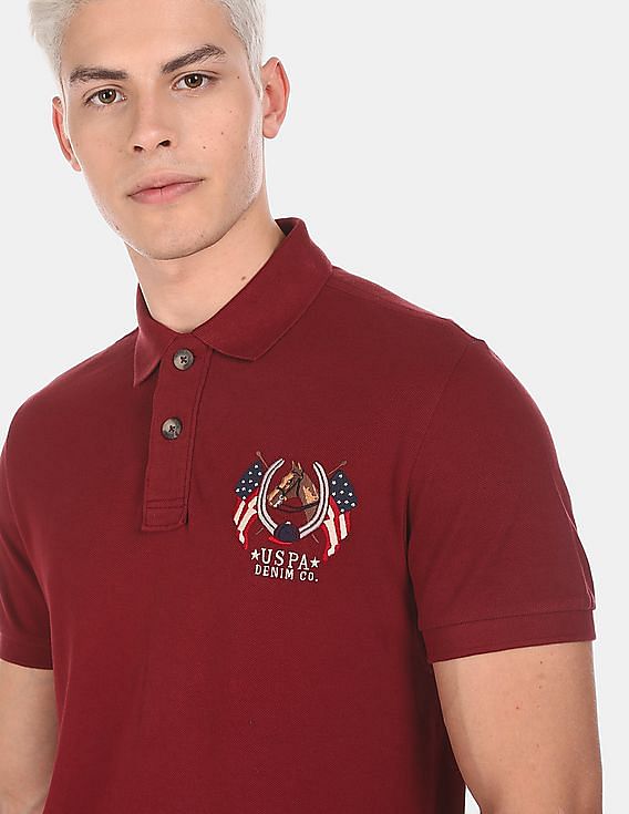 Ja Bruidegom Miles Buy Men Short Sleeve Solid Polo Shirt online at NNNOW.com