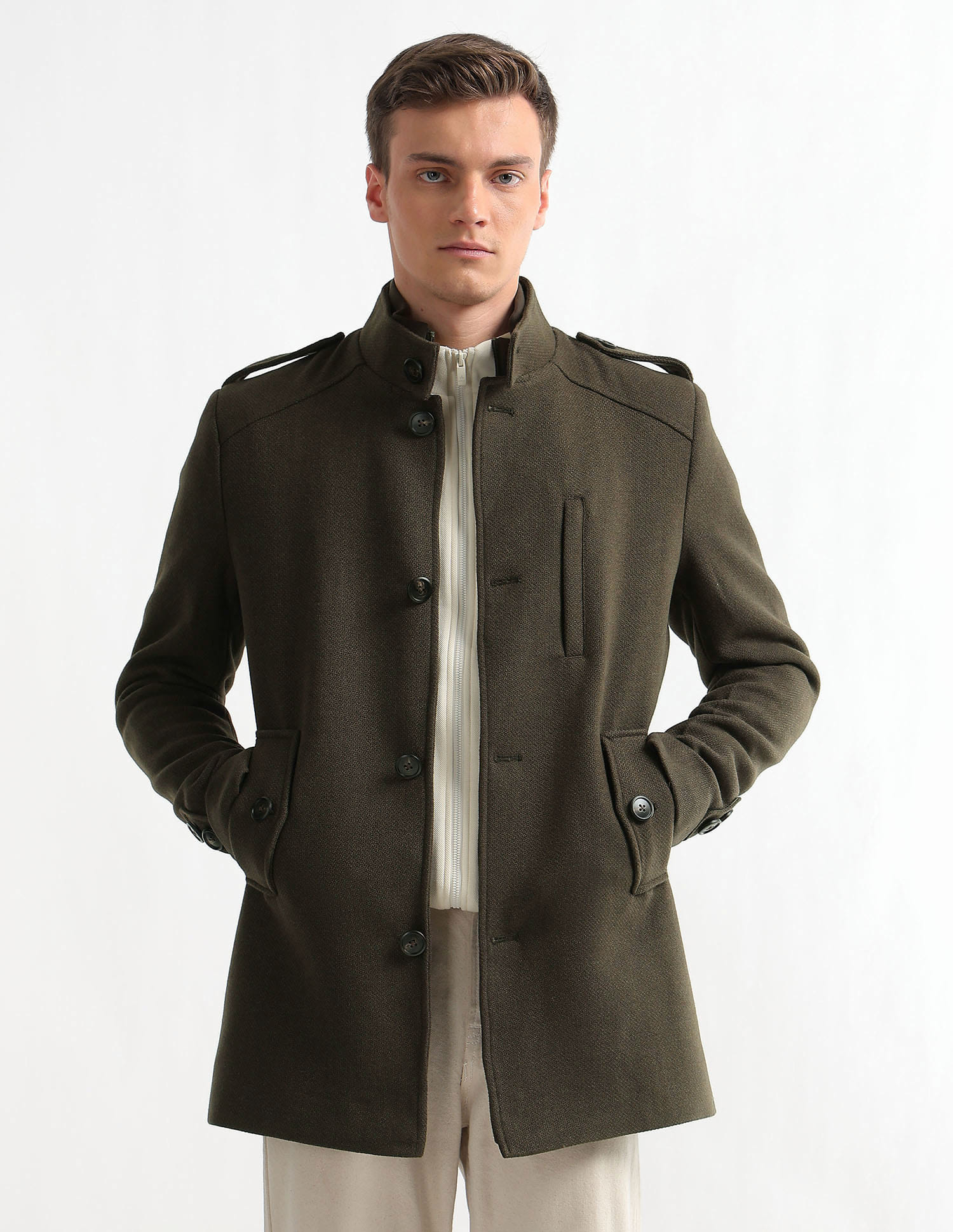 Standcollar Trench Coat 【公式通販】