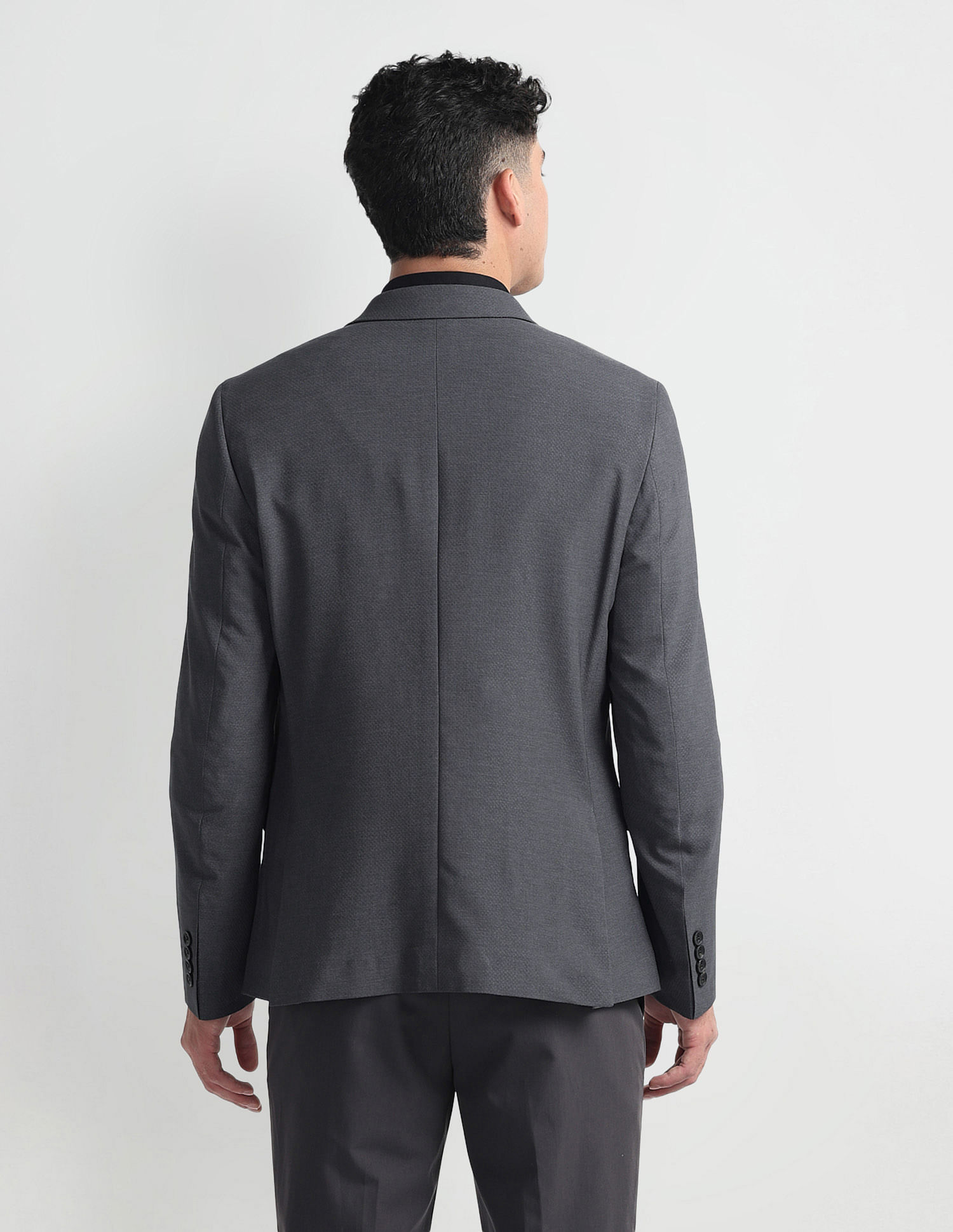 Arrow Self Design Tailored Fit Blazer