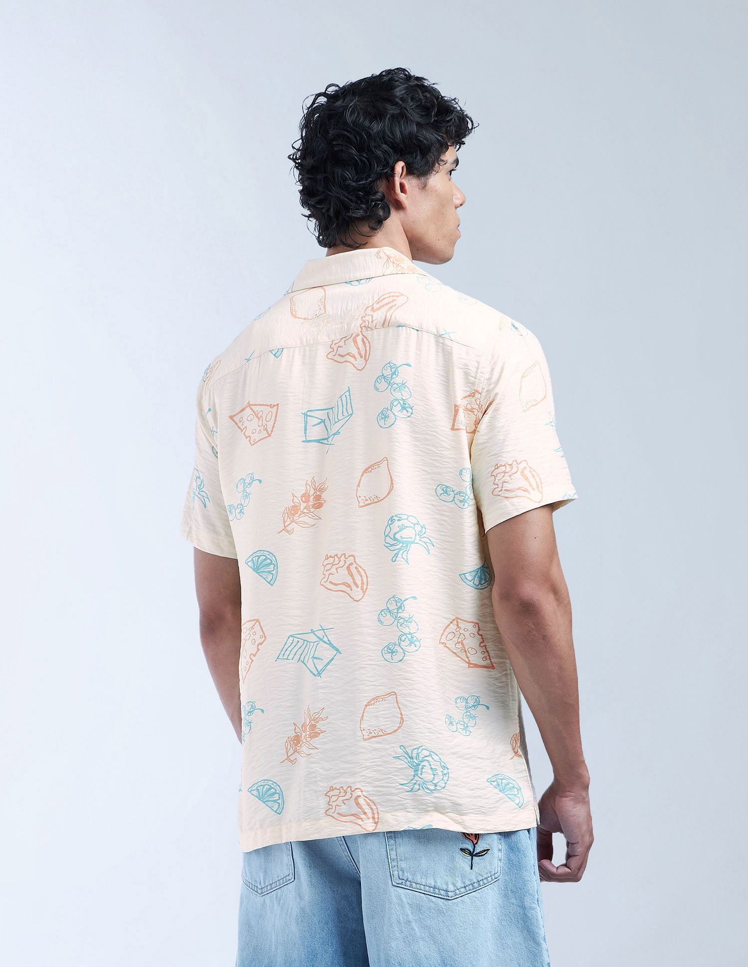 Flying Machine All Over Printed Digitopia Shirt