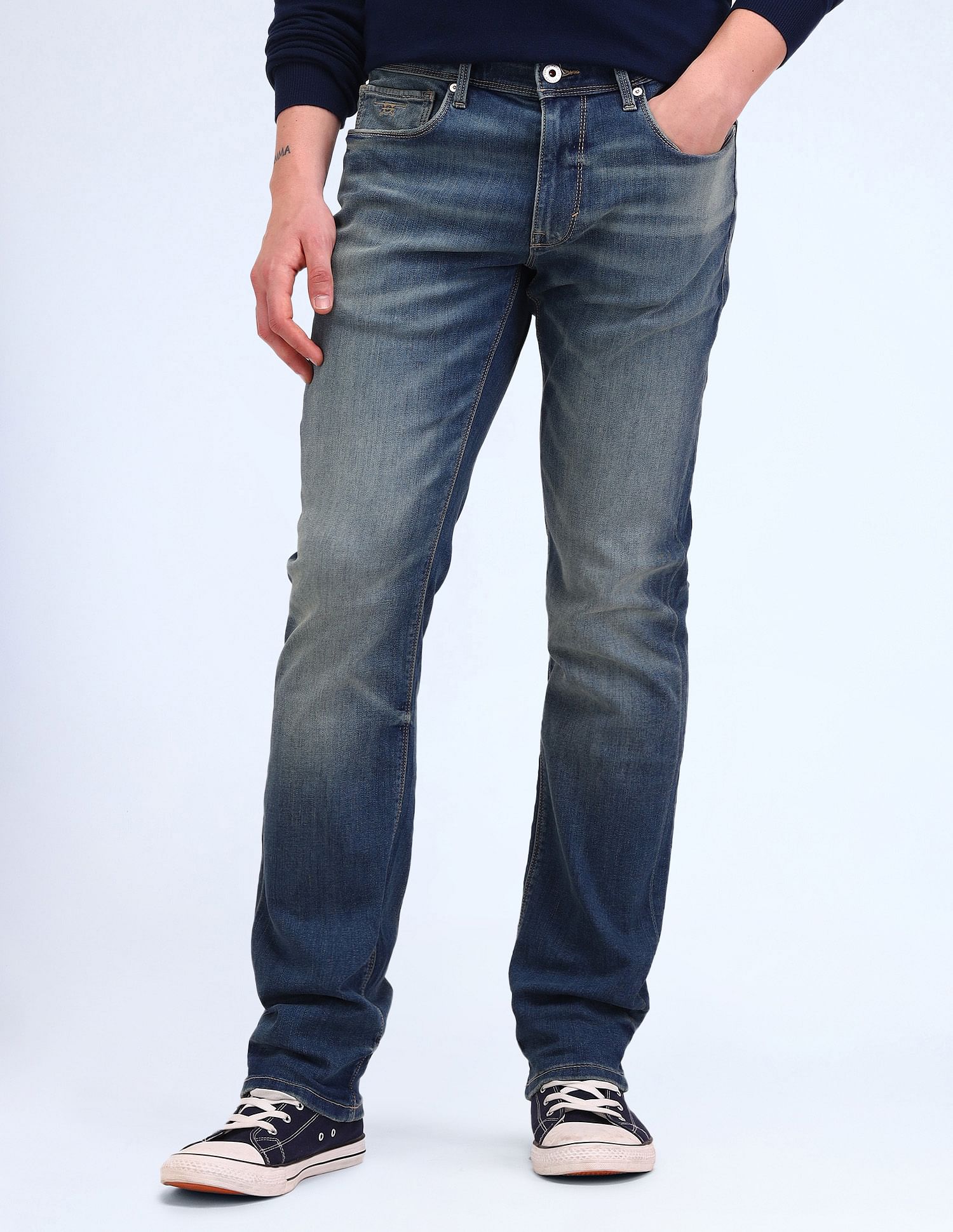 Flying Machine Freddie Slim Straight Fit Jeans