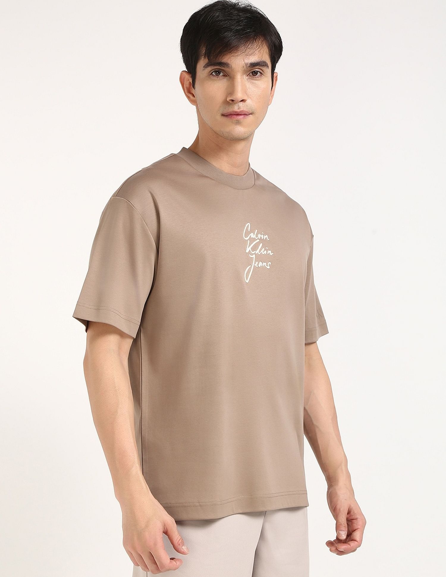 Calvin Klein Jeans Mens Regular Typographic T-Shirt