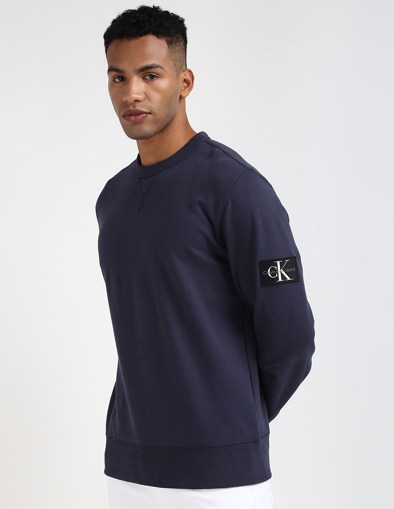 Calvin Klein Sustainable Logo Badge Sweatshirt