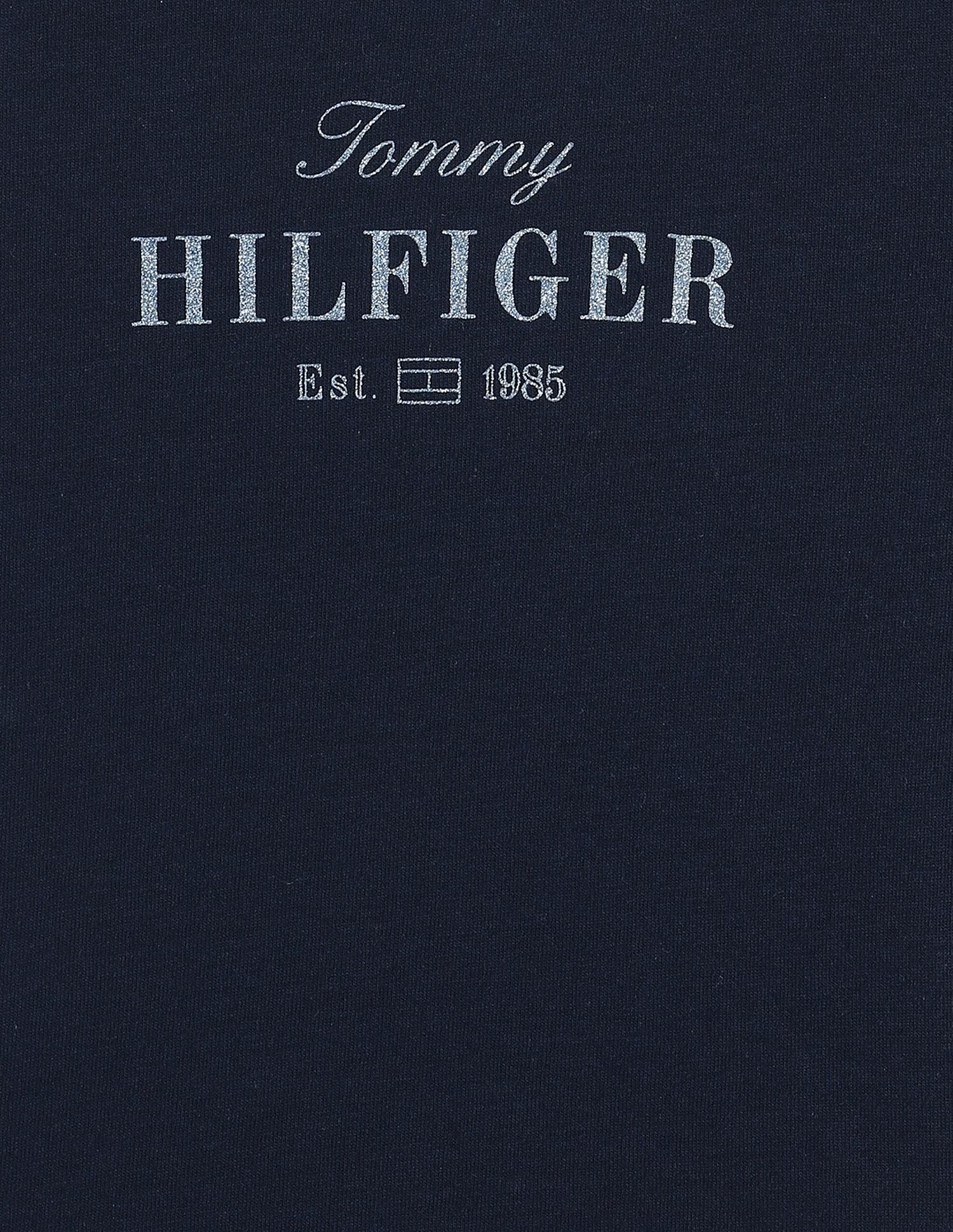 Tommy Hilfiger Kids Girls Logo Regular-Fit Cotton T-Shirt