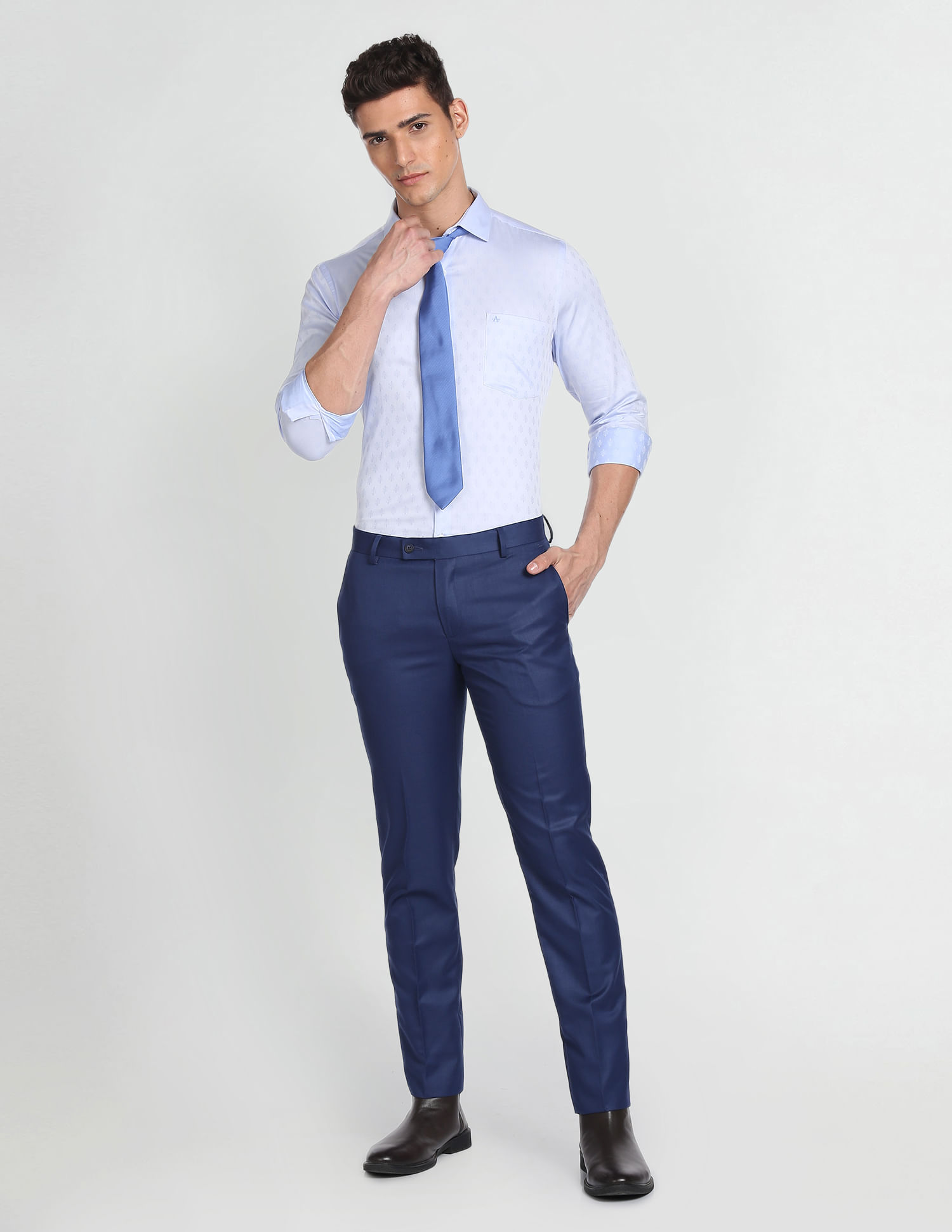Arrow Jacquard Cotton Shirt