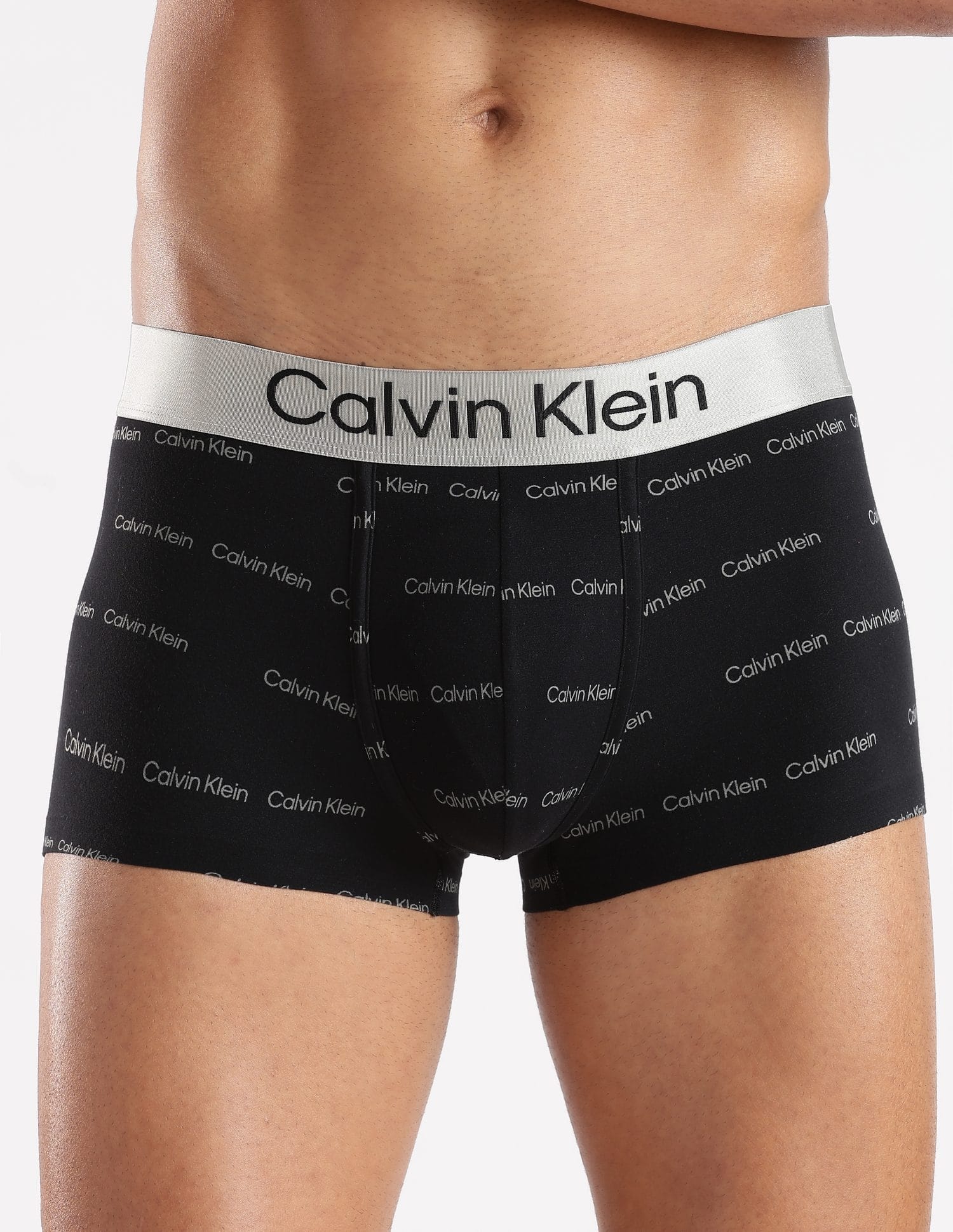 Buy Calvin Klein Underwear Logo Black Low Rise Trunks