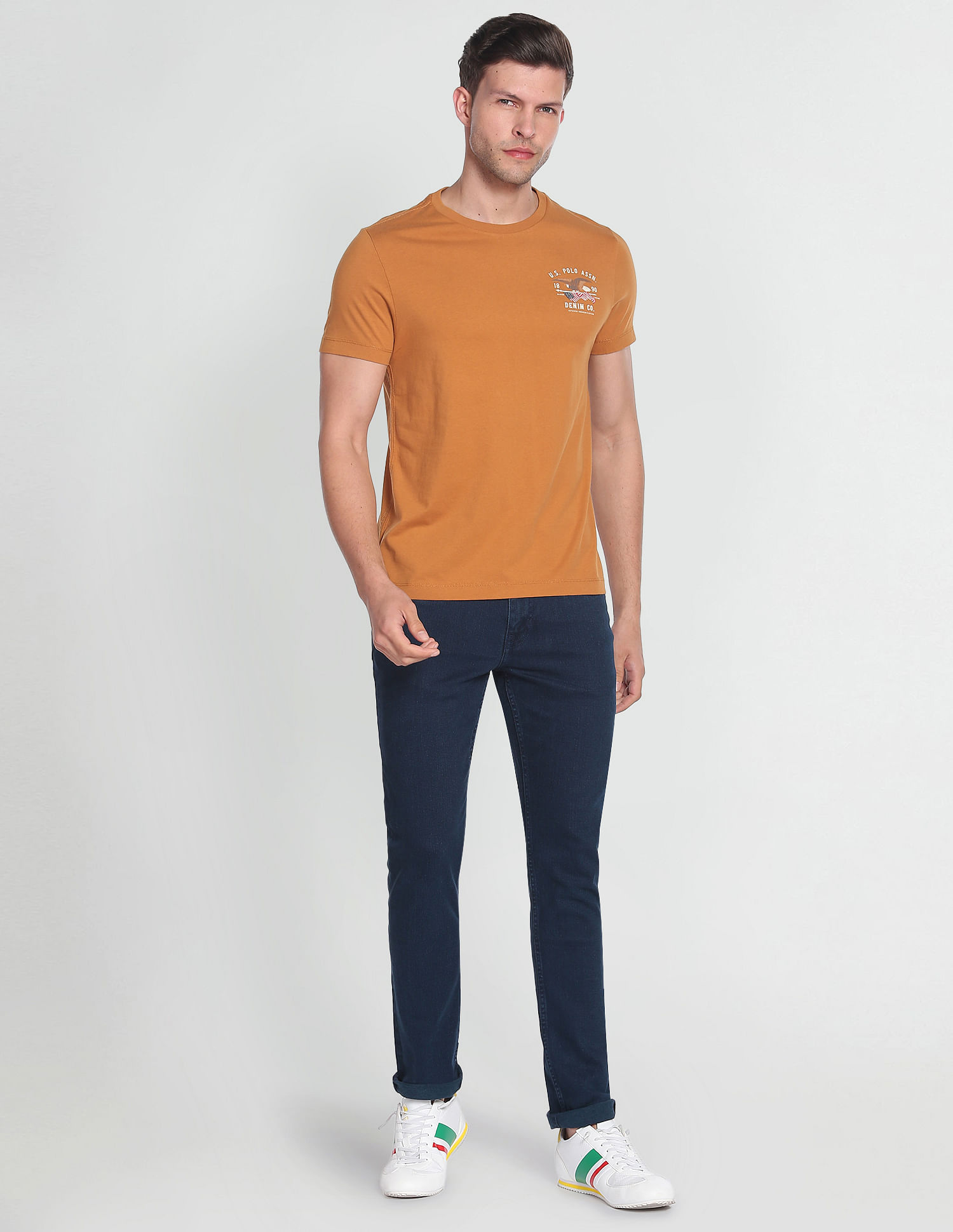 U.S. Polo Assn. Denim Co. Iconic Brand Print T-Shirt