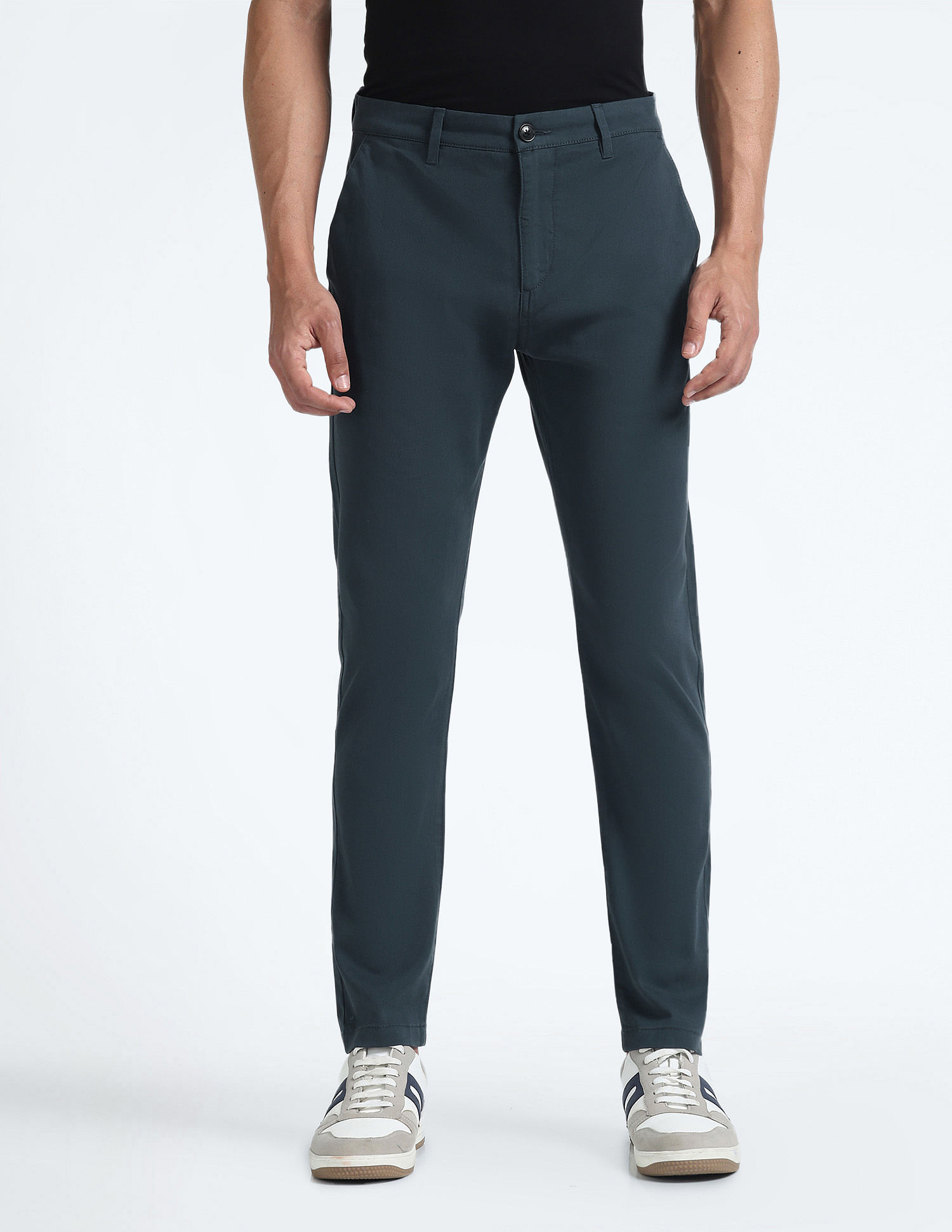 Flying Machine Slash Slim Tapered Fit Twill Chinos