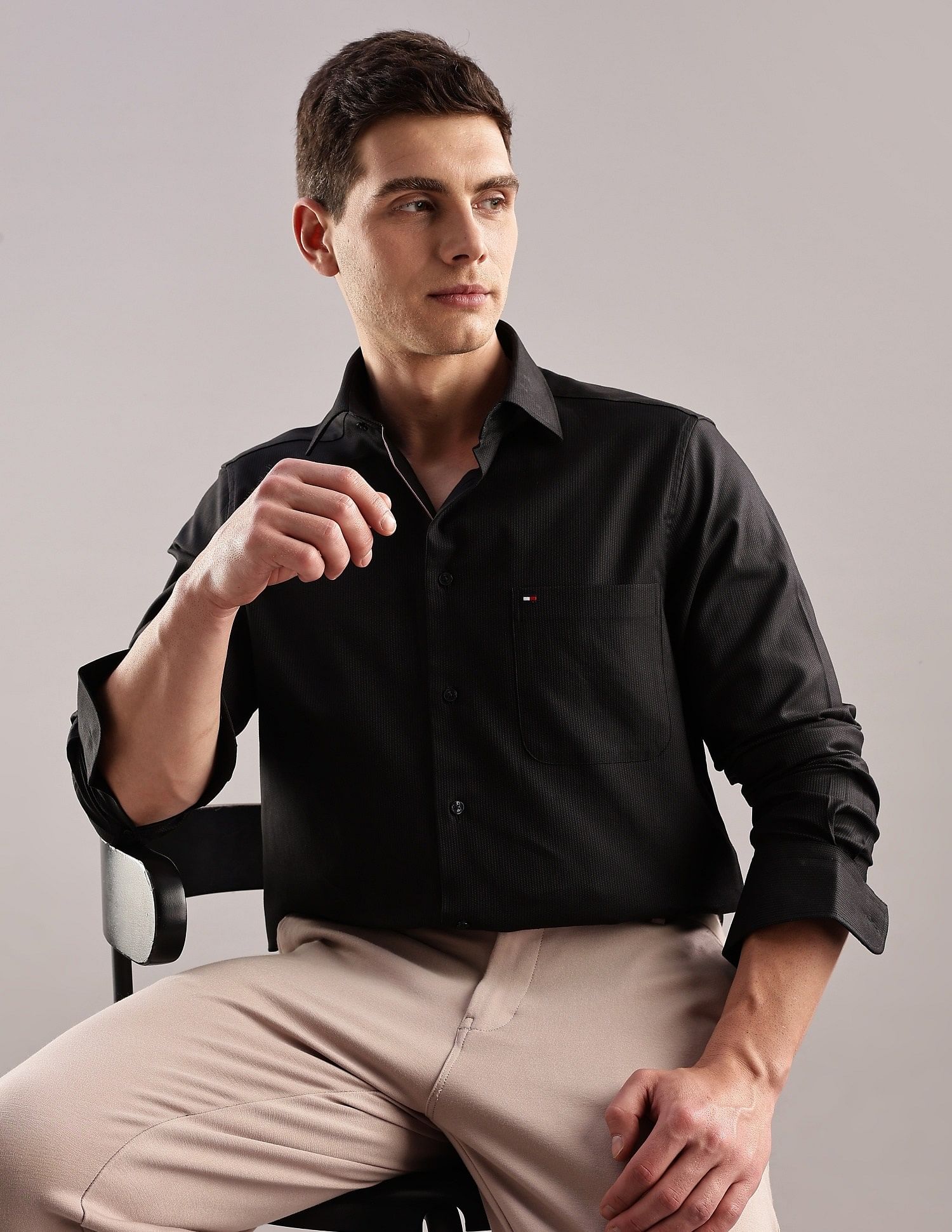 Tommy Hilfiger Striped Regular-Fit Cotton Shirt
