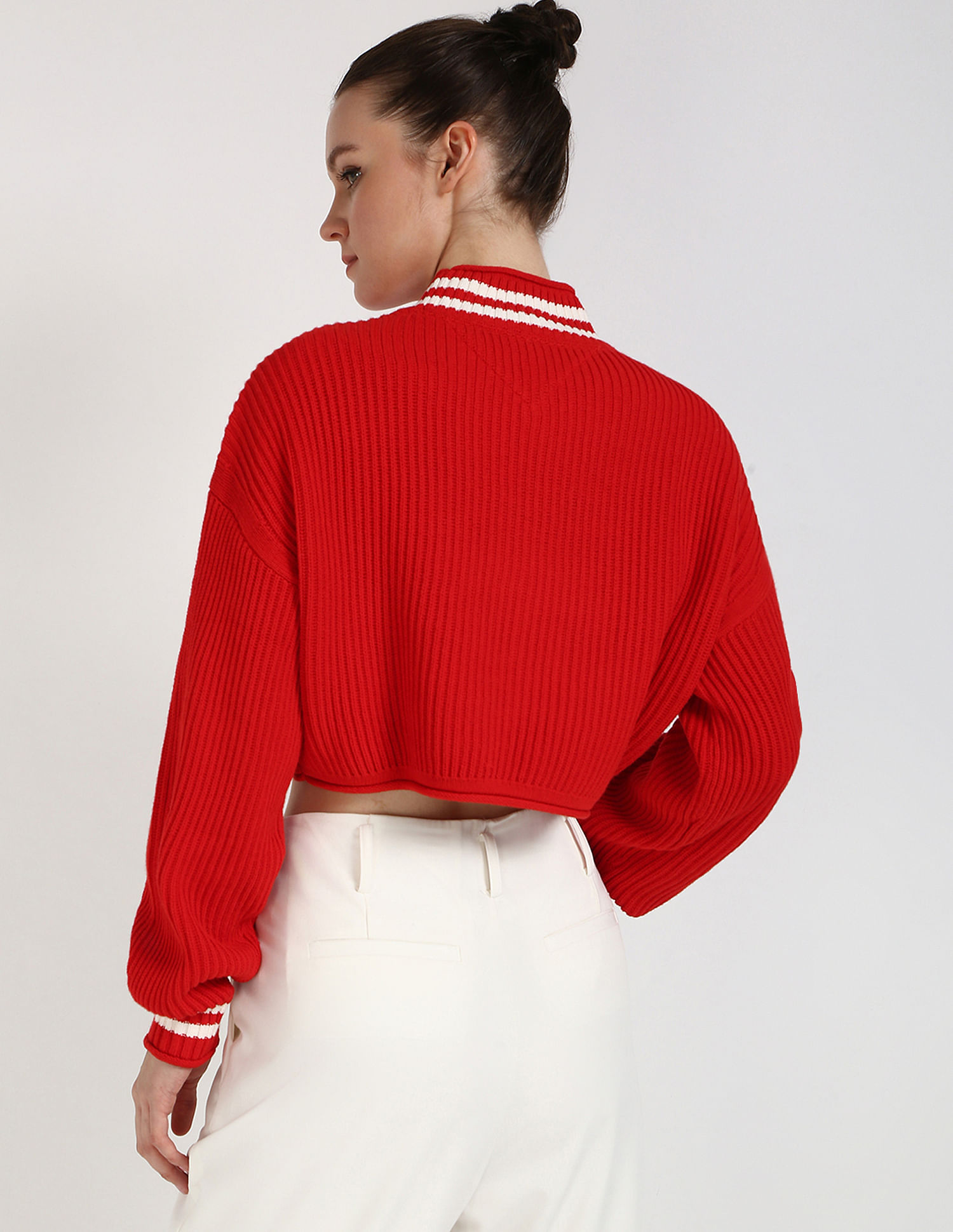 Tommy Hilfiger Red Women's Sweatshirt for Cozy Style
