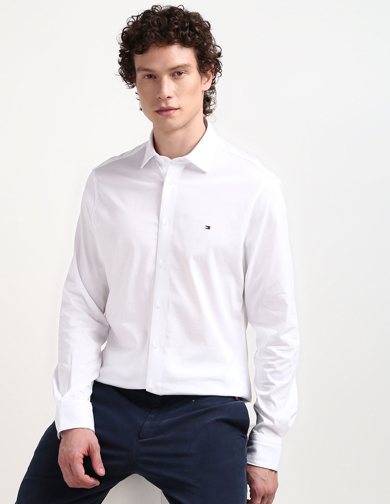 Tommy Hilfiger Knitted Solid Shirt