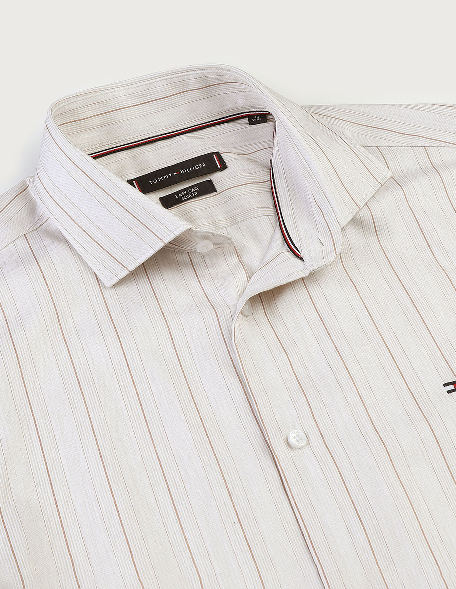 Tommy Hilfiger Melange Striped Slim Fit Shirt