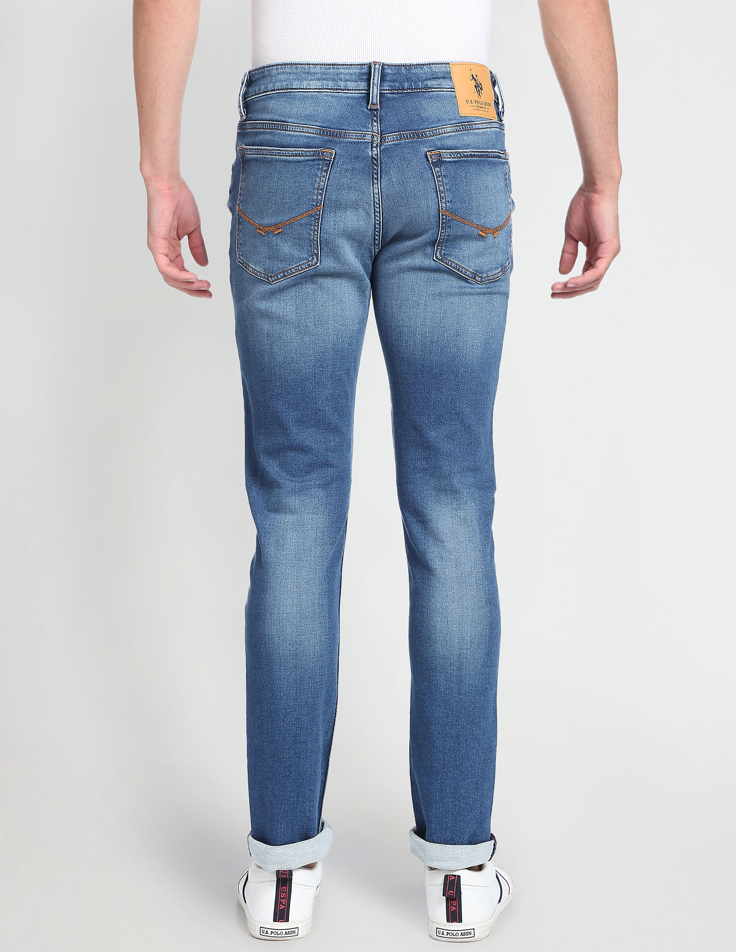 U.S. Polo Assn. Denim Co. Brandon Slim Tapered Fit Blue Jeans
