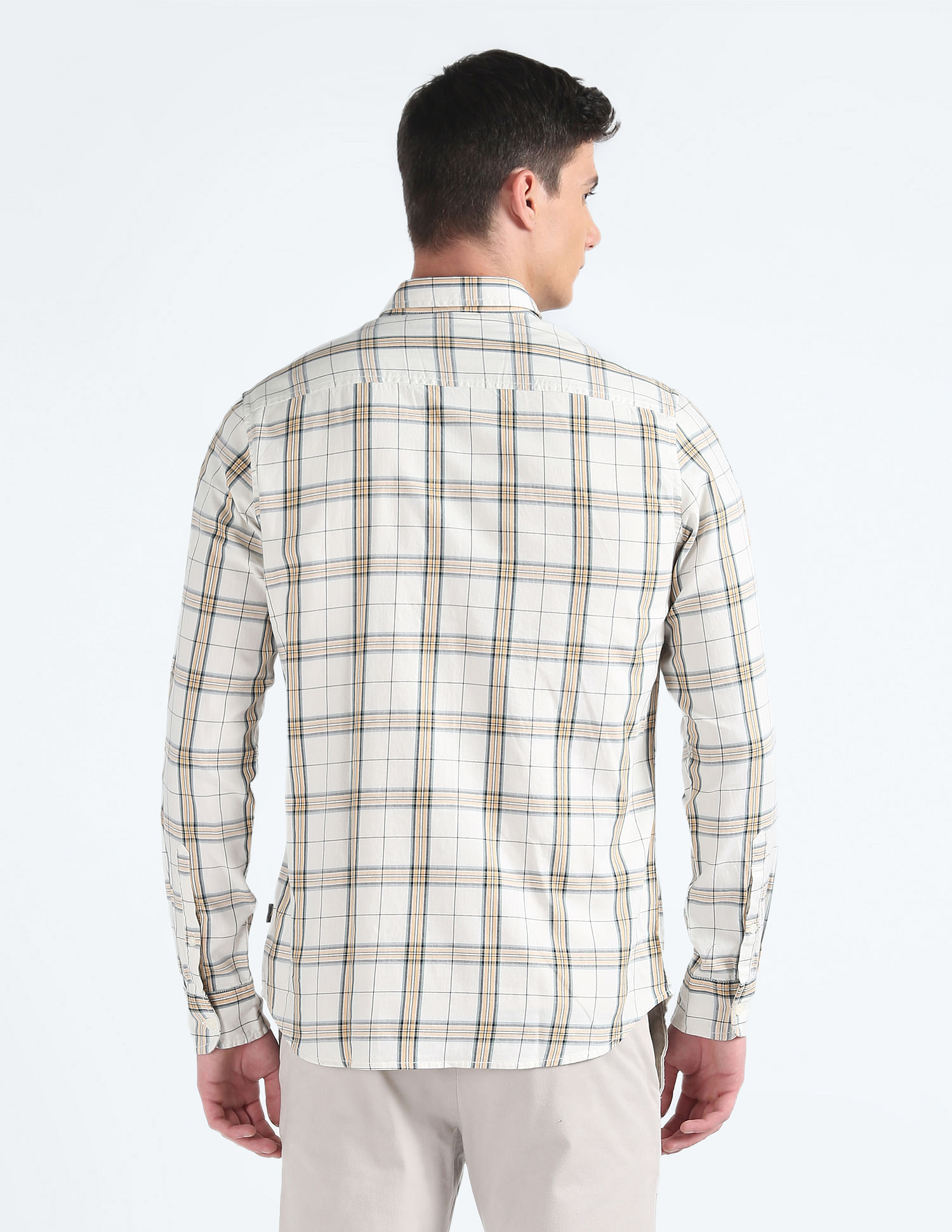 Flying Machine Tartan Check Twill Shirt