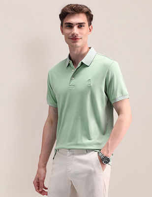 U S Polo Assn Slim Fit Solid Polo Shirt