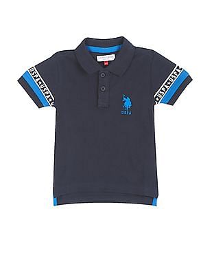 U S Polo Assn Kids Pique Solid Polo Shirt