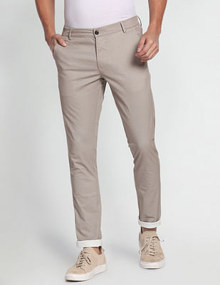 Arrow Sports Printed Smart Flex Chinos