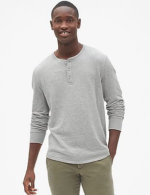 gap henley t shirt