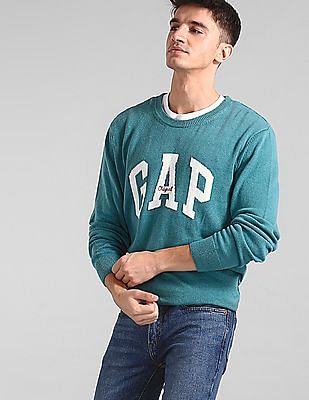 green gap sweater