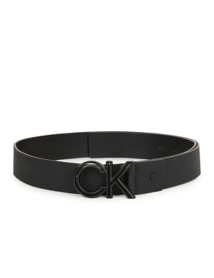 Calvin Klein Men Cut Out Leather Belt