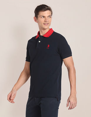 U S Polo Assn Pique Solid Polo Shirt