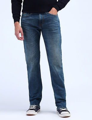 Flying Machine F-Jango Straight Fit Washed Jeans