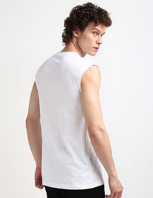 さらに100円引き◆ ◆Liquid CK Mono Logo T-shirt Buy Calvin Klein Mono Logo Sleeveless T-Shirt - NNNOW.com