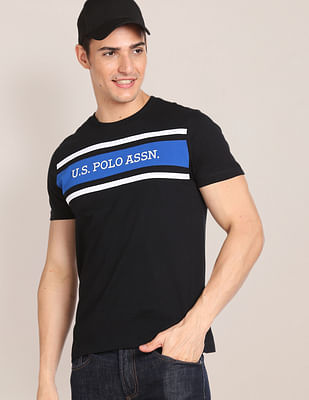 U S Polo Assn Brand Embroidered Cotton T-Shirt