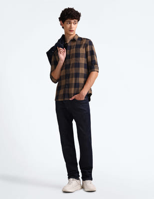 Buy Flying Machine Buffalo Check Cotton Shirt - NNNOW.com