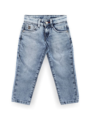 U S Polo Assn Kids Boys Slim Fit Blue Jeans